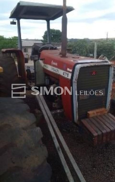 TRATOR MASSEY FERGUSON MF275 SIMPLES, ANO 1999, CHASSI: 275031131, Nº PATRIMÔNIO: 13029, FROTA: 69.
