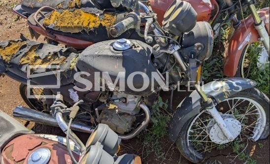 Sucata Inservível: Motocicleta de marca/modelo: HONDA/CG 125 TITAN KS, ano de fabricação/modelo: 200