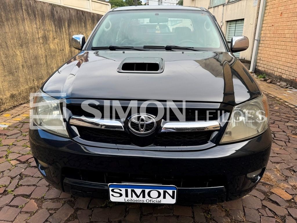 I/TOYOTA HILUX CD4X4 SRV, Placa Mercosul A**-***2, Ano de fabricação/modelo: 2007/2008, Combustível:
