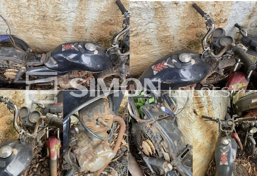 SUCATA INSERVÍVEL: Uma motocicleta HONDA, modelo CG 125 TITAN KS, ano de Fabricação/Modelo 2003/2004