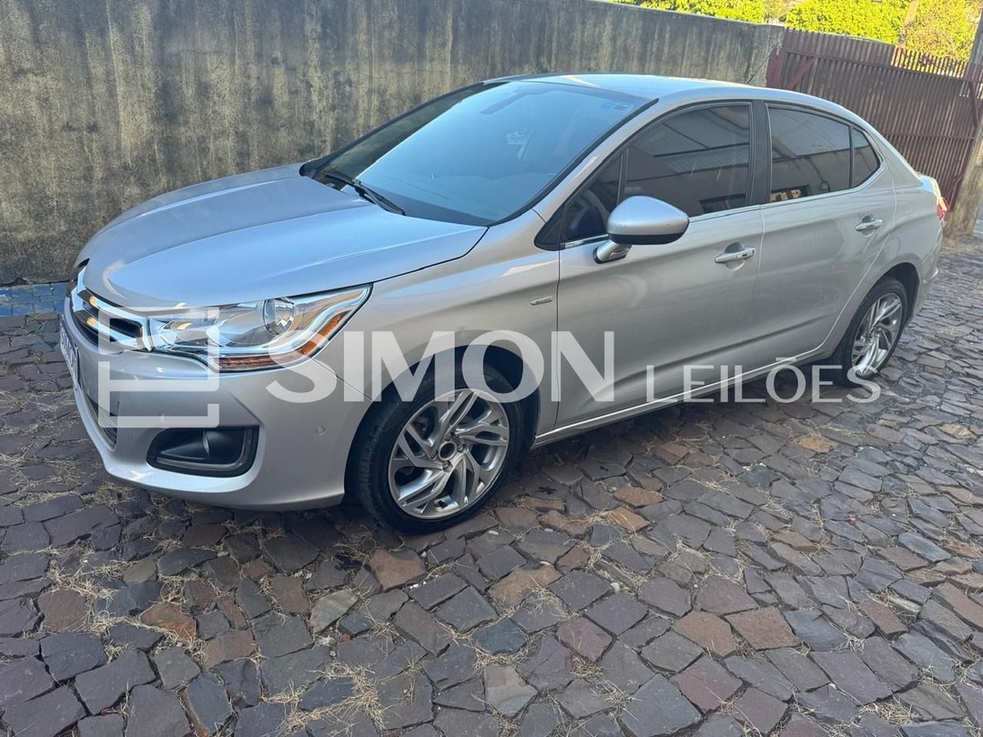 I/CITROEN C4L A THP EXCL, 13/14, Placa Mercosul F**-***5, ano/modelo 2013/2014, Cor Prata, Combustív