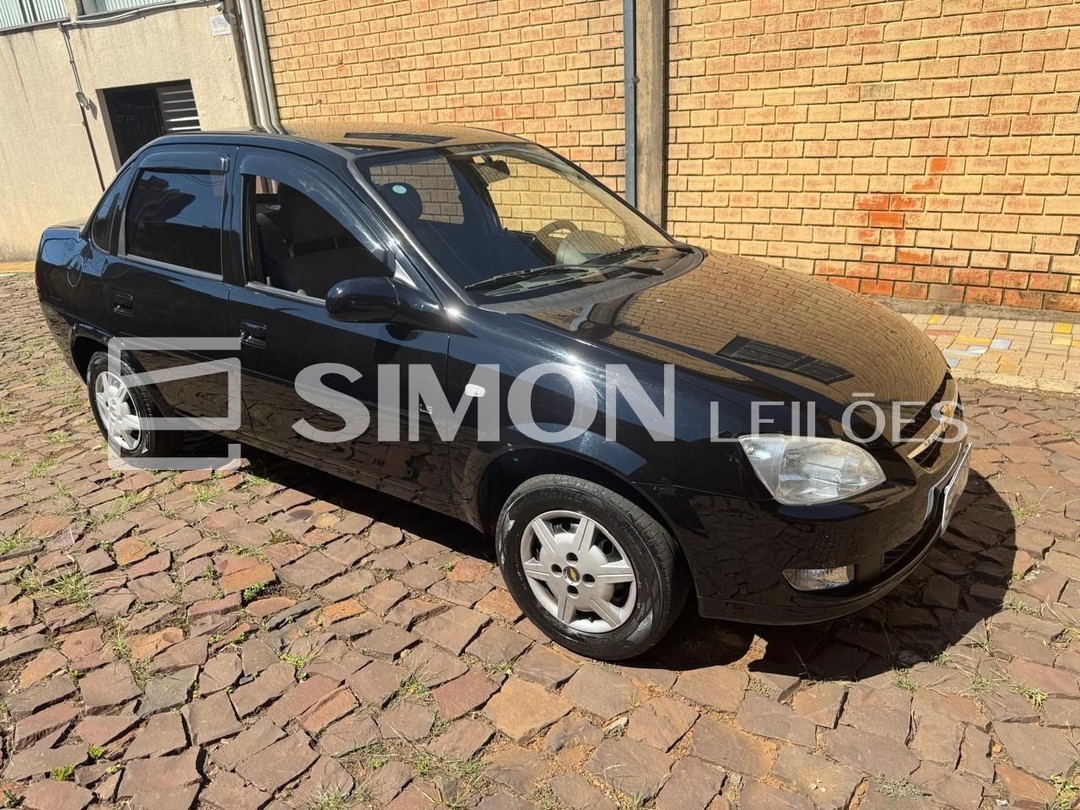 CHEVROLET/CLASSIC LS, 10/11, álcool/gasolina, preto, placa A*****9. (Depósito: Com o leiloeiro, sito