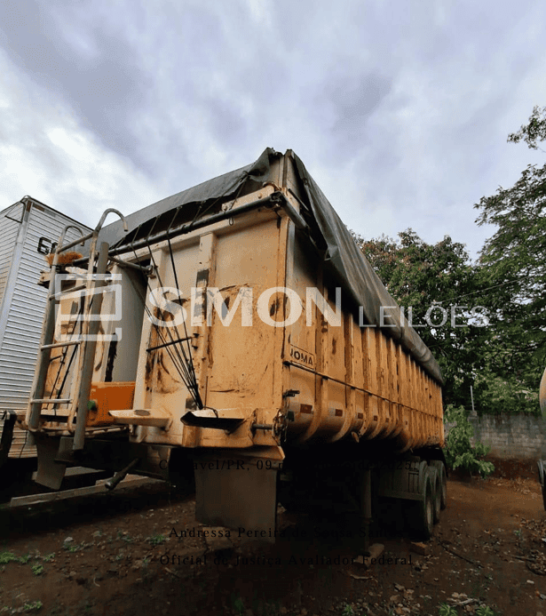 MODELO: SR/NOMA SR3E27 BCM, PLACAS: ANC-4670; CHASSI:9EP02103061000554; HODÔMETRO: Não há; ANO/ MODE