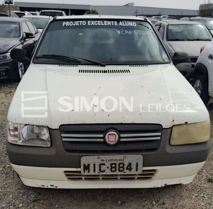 FIAT/UNO MILLE ECONOMY, 2011/2011, Renavam: 0028.182135-6, Chassi: 9BD15802AB6554076, Placa: MIC-884