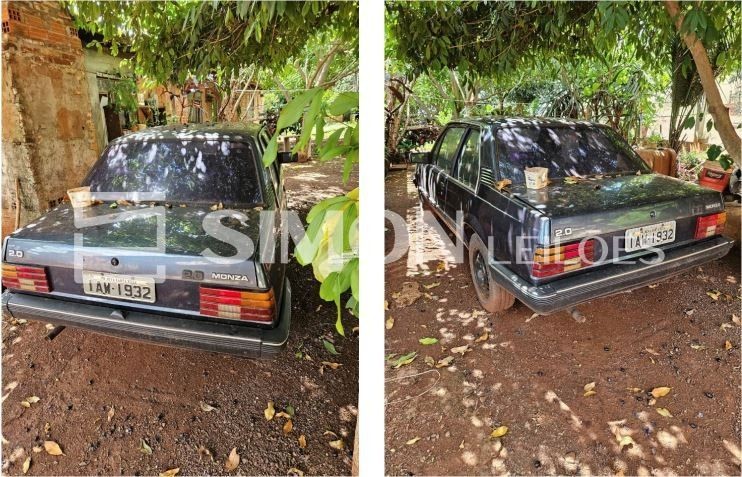 V - Marca/Modelo: GM/MONZA SL E 2.0, Ano/modelo: 1990/1990, Renavam: 0056.391713-0, Chassi: 9BGJK11T