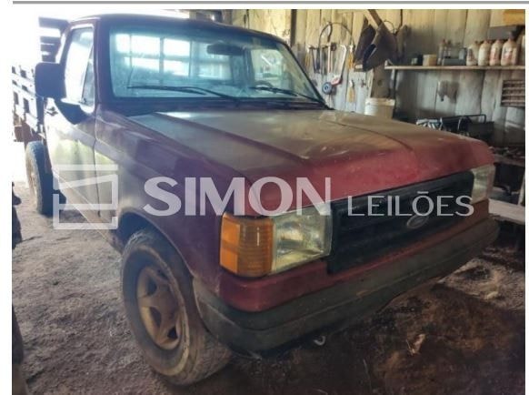 b) Marca/Modelo: FORD/F1000S, Ano de fabricação/modelo: 1994/1995,  Renavam: 0063.069606-3, Chassi: 
