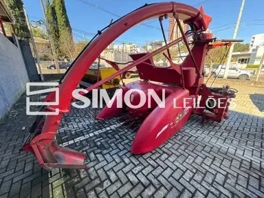 COLHEDORA DE FORRAGEM NEW CAT- 1200, 540 RPM, NEW CAT BS HI CX C/ BR ART, vermelha, número de série